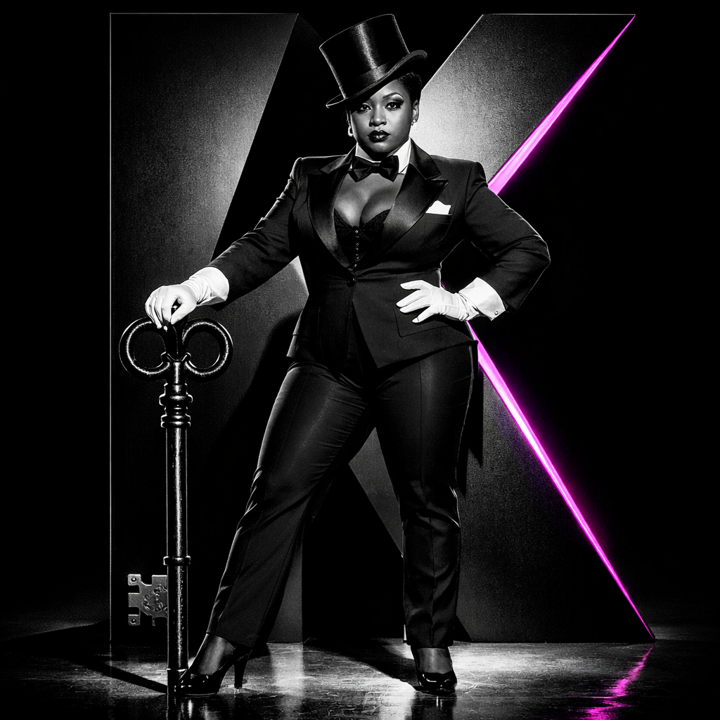 friends enjoying glamorous girls night out at Chicago burlesque show