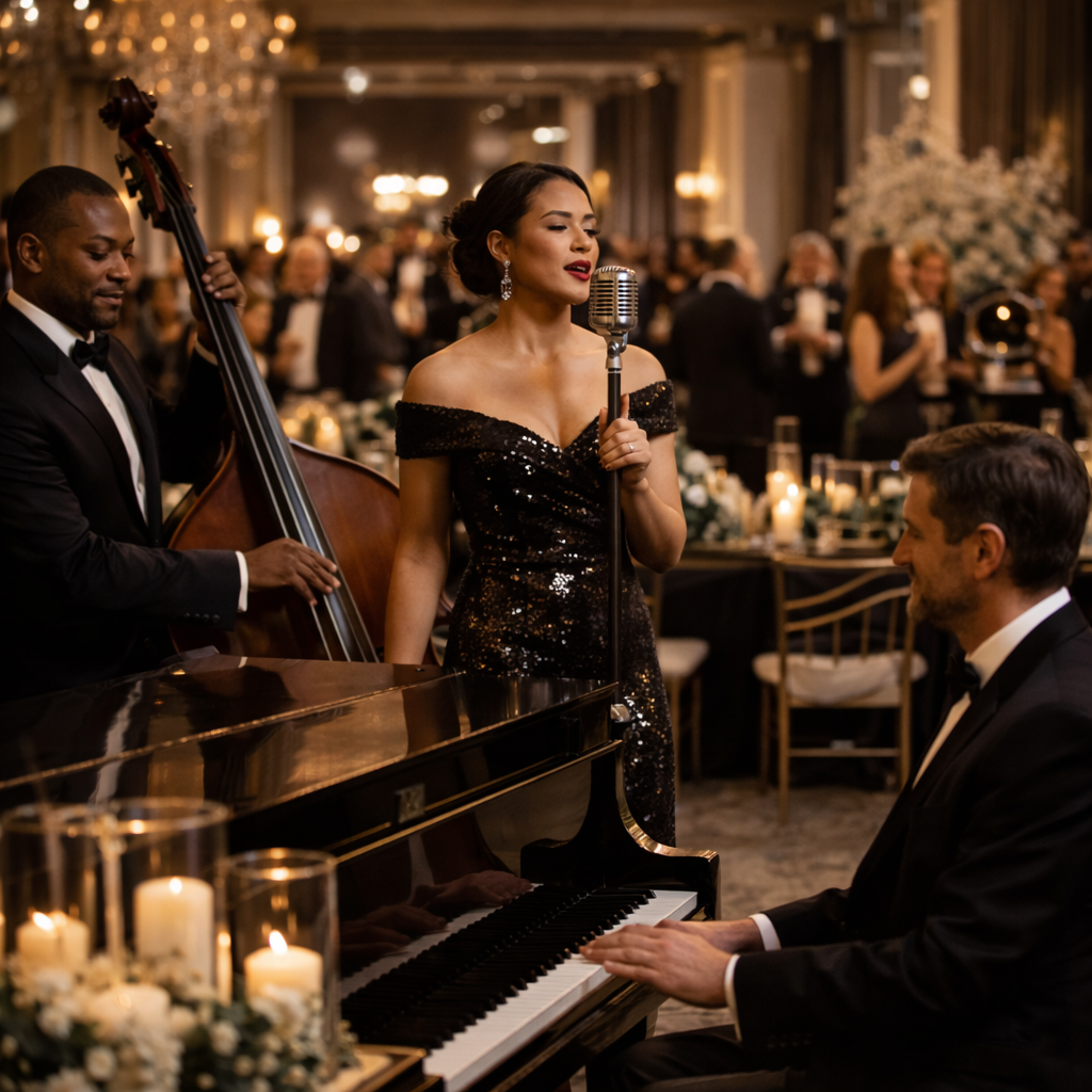 Women celebrating a birthday party in Chicago with champagne, music, and upscale private entertainment